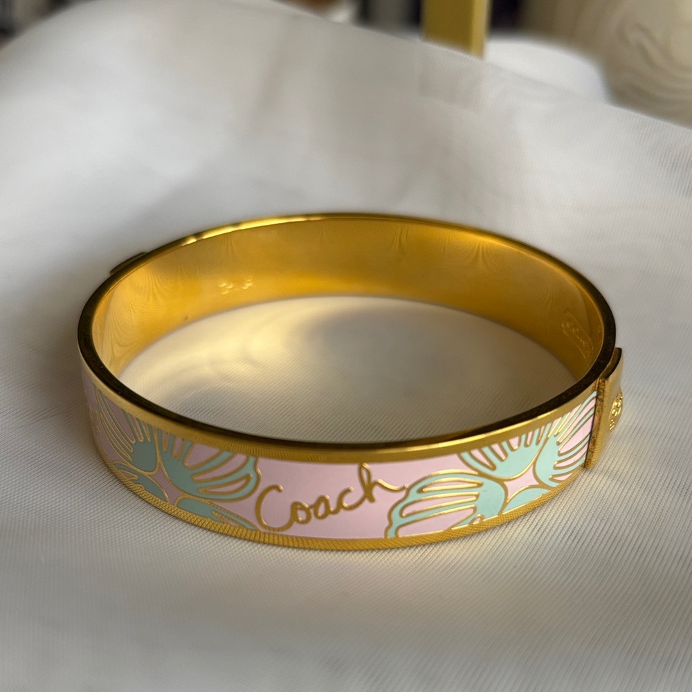 Coach Enamel Bangle Bracelet - Picture 7 of 7